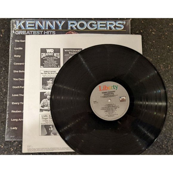 Vintage 70s Kenny Rodgers, Greatest Hits LP  Liberty Records, Classic COUNTRY - Picture 8 of 9